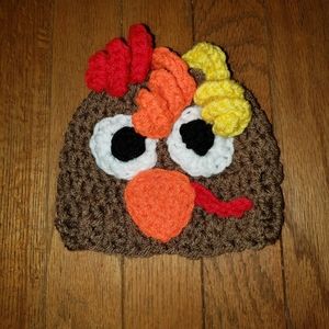 Crochet Baby Turkey Hat